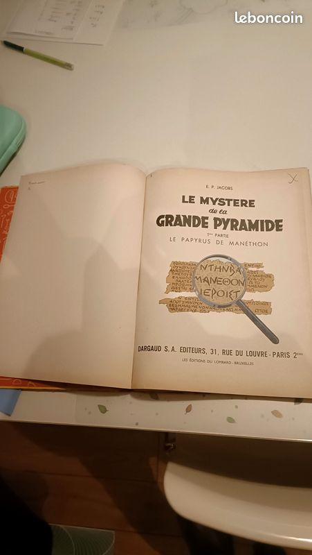 Bd collection blake et mortimer la marque jaune 1959 (image 4)