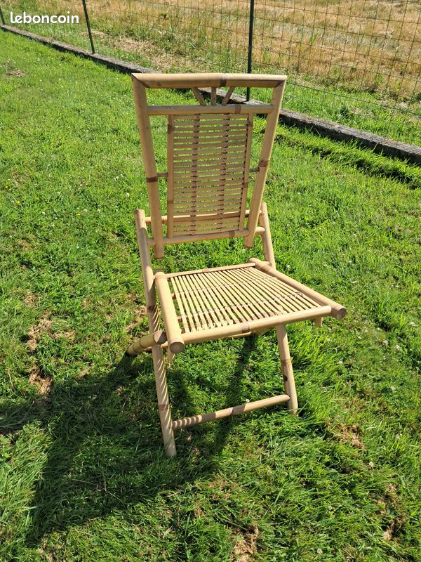 Chaise bambou (image 1)