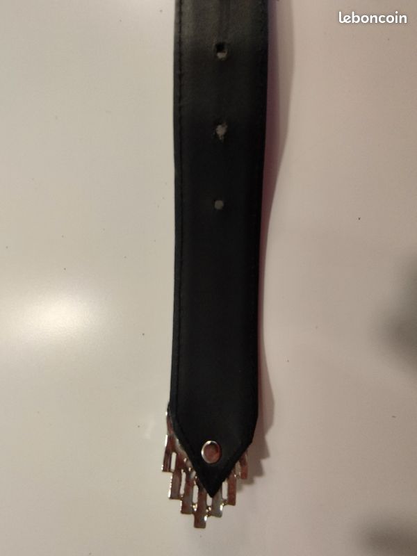 Ceinture Georges Rech strass 80 cm noire neuve (image 3)