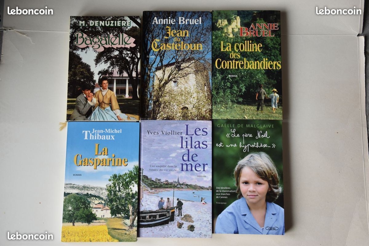 Livre bagatelle Jean du Casteloun la colline des contrebandiers la gasparine les lilas de mer le père Noël est une hypothèse (image 1)