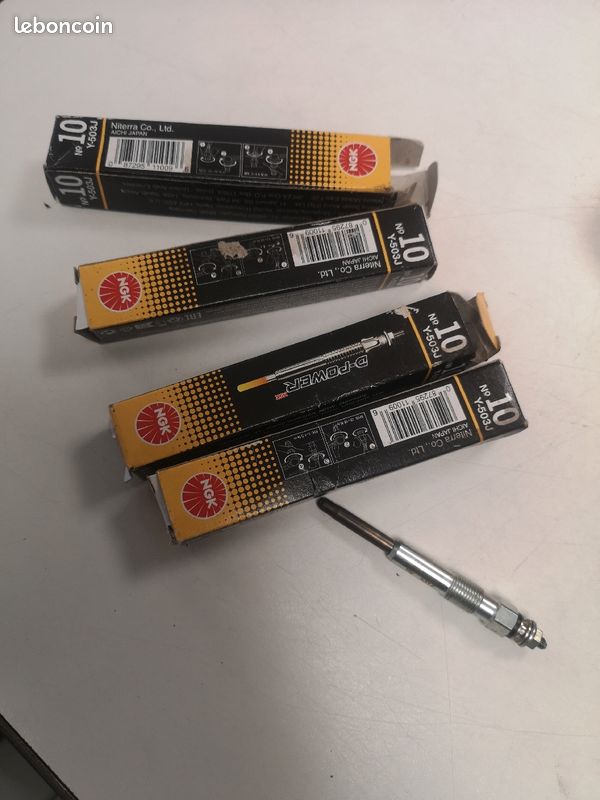 Bougie De Préchauffage NGK Y-503J - Compatible Peugeot, Citroën 1.9D - Boîte Origine