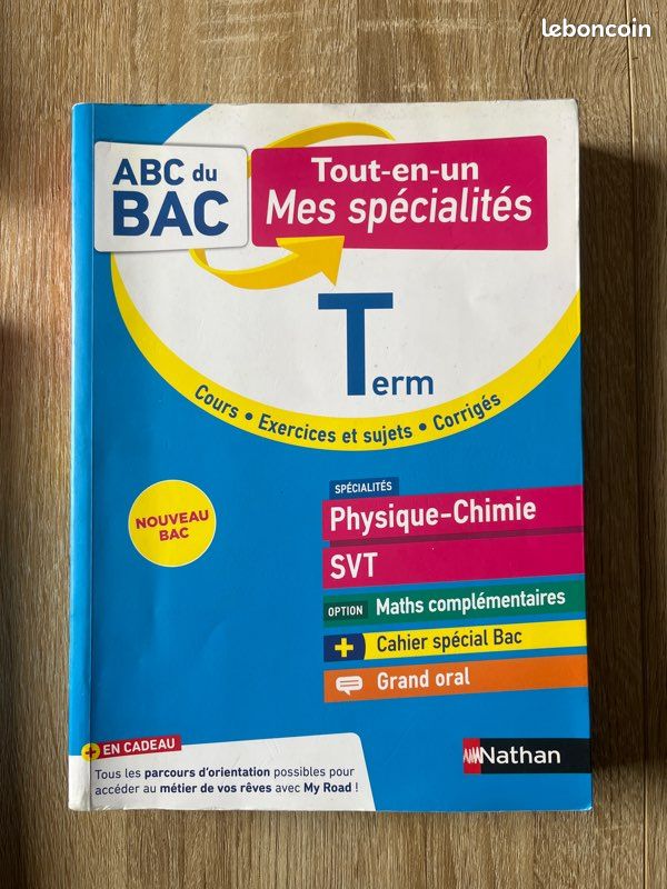 Baccalauréat Tout-En-Un Mes spécialités (Physique Chimie/SVT) + Maths Complémentaires (image 1)