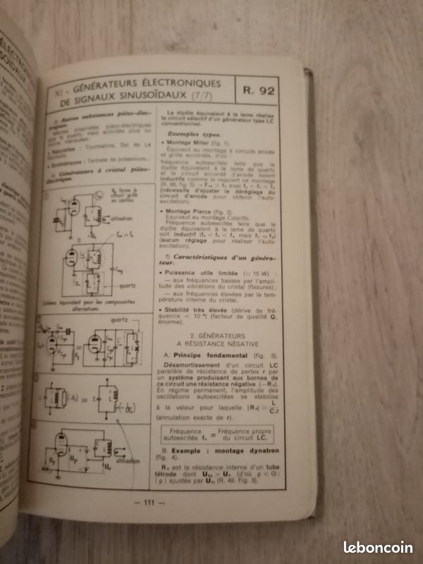 Electronique appliquée : Examens d'électronicien, C.A.P., B.E.I., B.P., B.T., par M. Bibal et P. Heiny - Aide mémoire Delagrave (image 4)