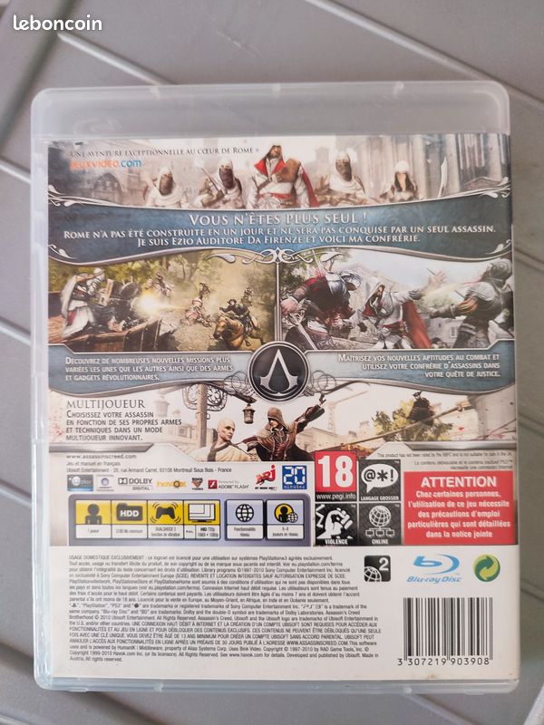 Jeu vidéo Assassin's Creed - Brotherhood PS3 (image 2)
