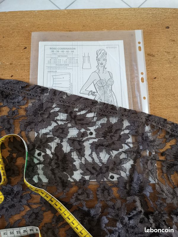 Dentelle + patron robe (image 4)