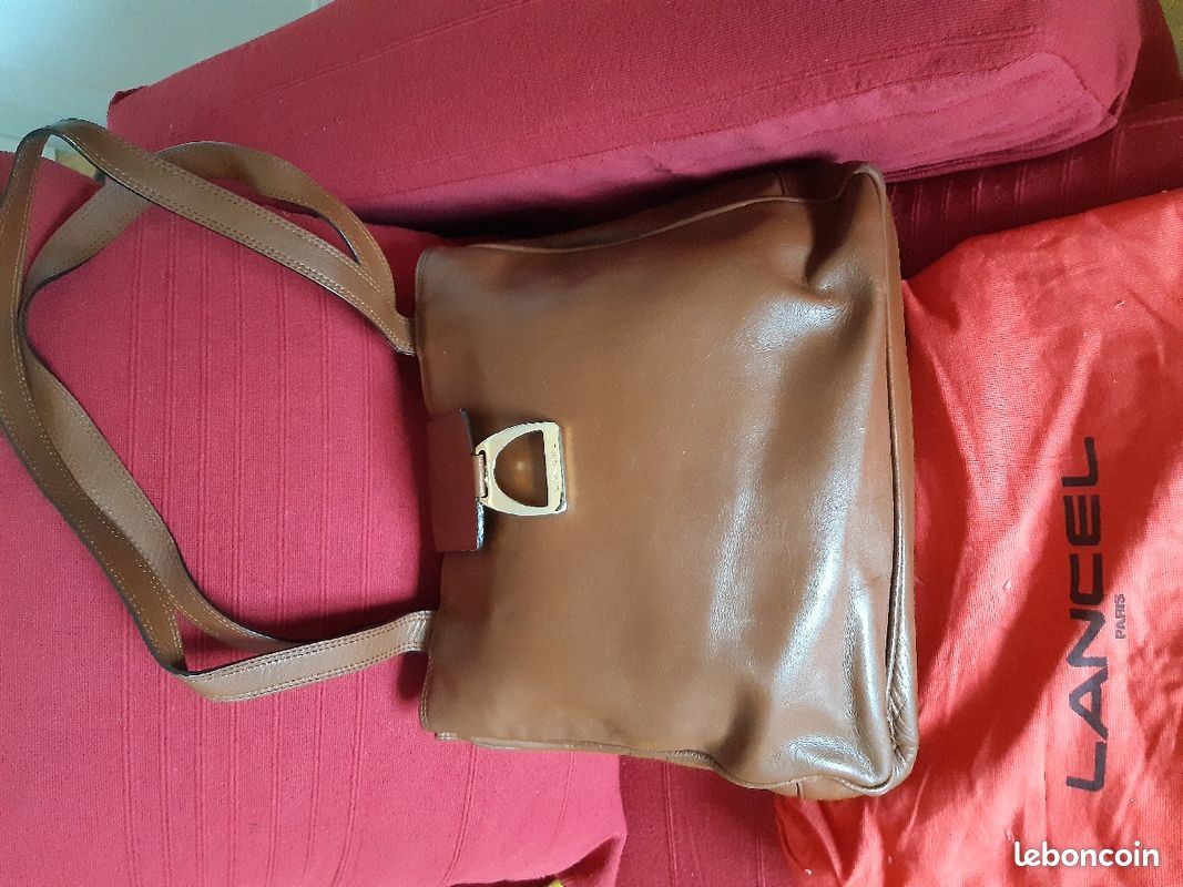 Sac en cuir vintage Lancel (image 1)