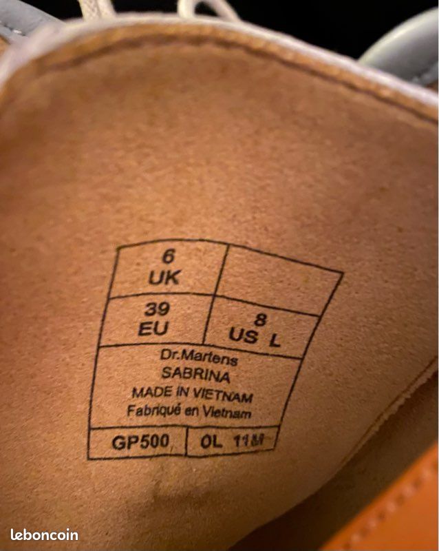 Dr doc Martens talons compensés 39 neuves (image 6)