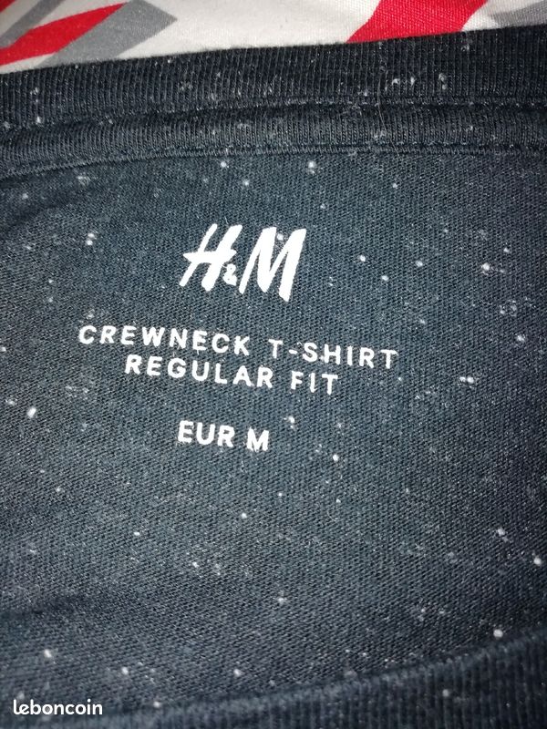 Tee shirt noir homme (image 3)