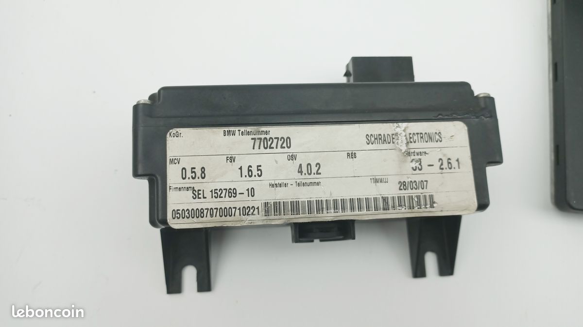 Jeu de serrure contacteur a cle code BMW K 1200 GT 2006 - 2008 (image 5)