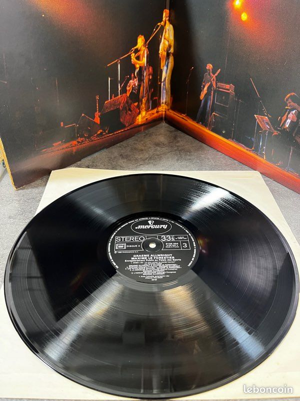 Double Vinyle 33 tours de Graeme Allwright et Maxime Le Forestier 1980 Mercury (image 8)