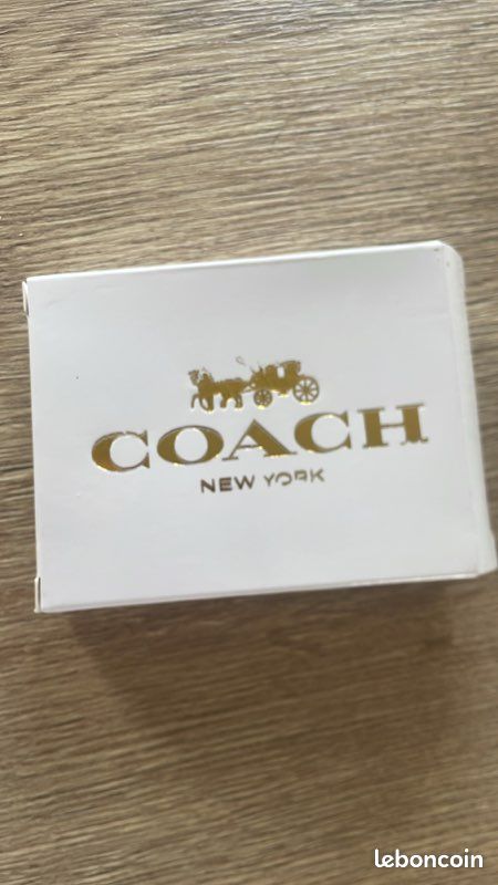Porte carte coach noir (image 4)