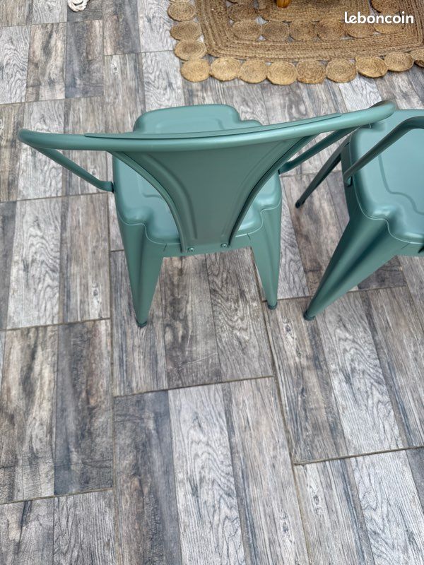 Lot de 2 chaises vertes sauge (image 4)