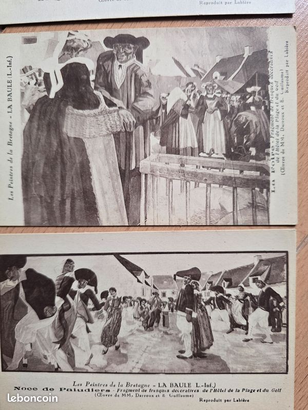 5 cartes postales La Baule anciennes (image 2)