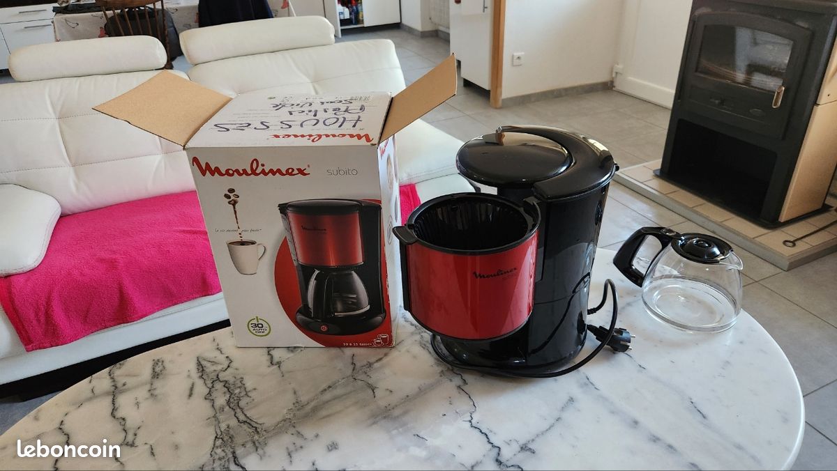 Cafetière MOULINEX subito rouge et noir (image 4)