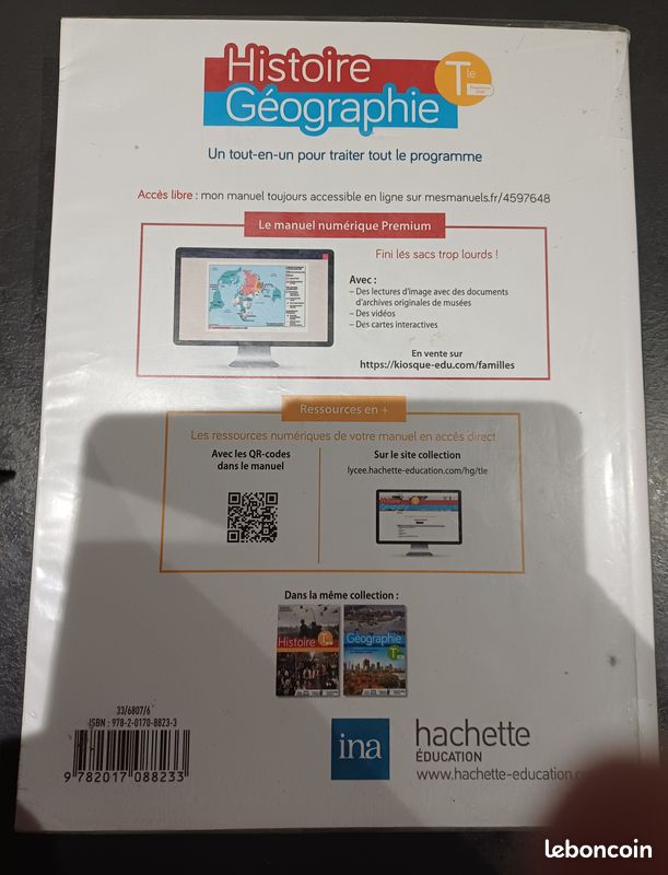 Livres scolaire terminale générale Histoire- géographie (image 2)