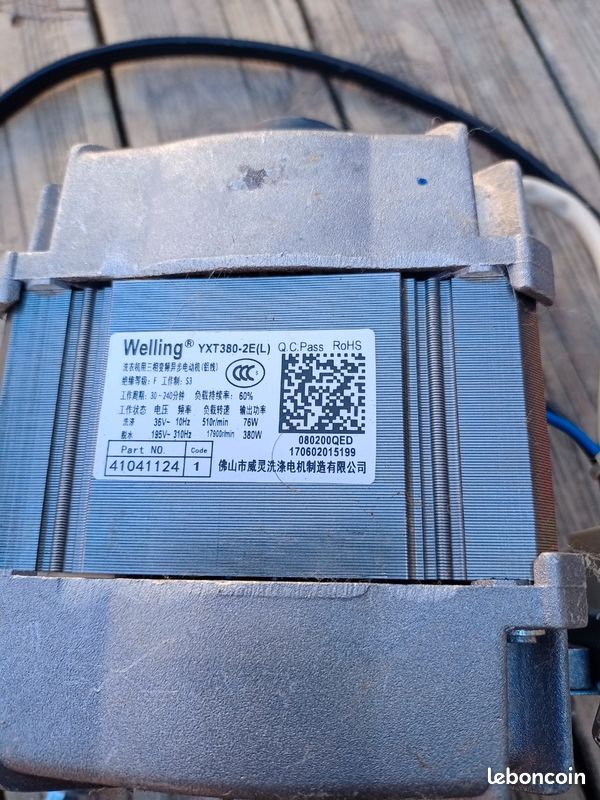 Moteur YXT380-2E machine à laver candy alizé gvfw (image 4)
