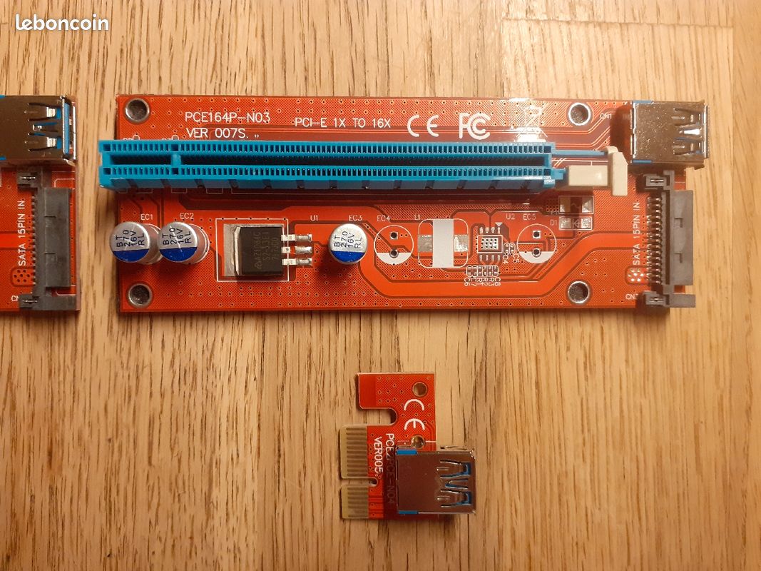 2 Cartes adaptateur Pci-e très bon état (image 3)