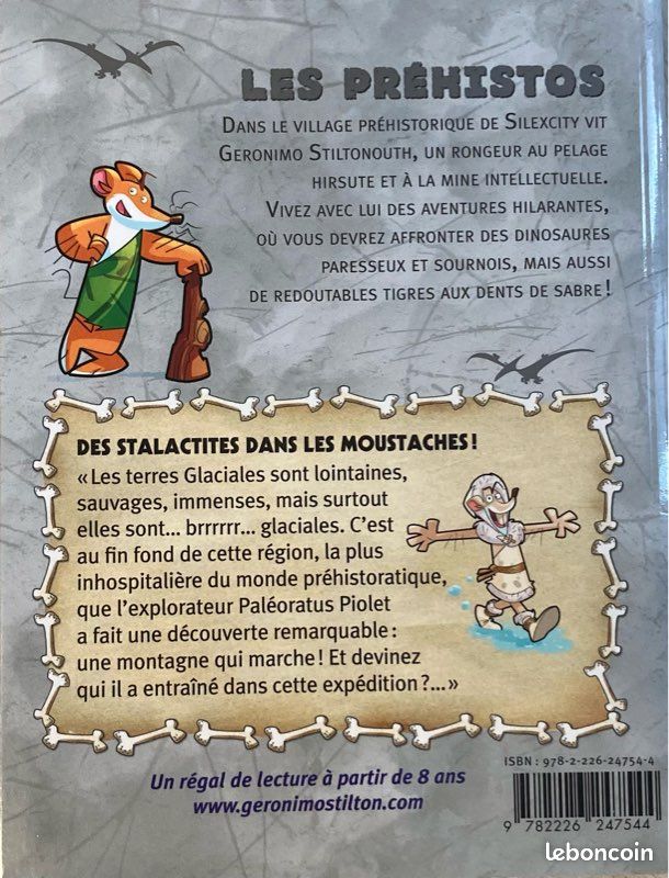 Geronimo stilton - les préhistos t.3 des stalactites dans les moustaches (image 2)