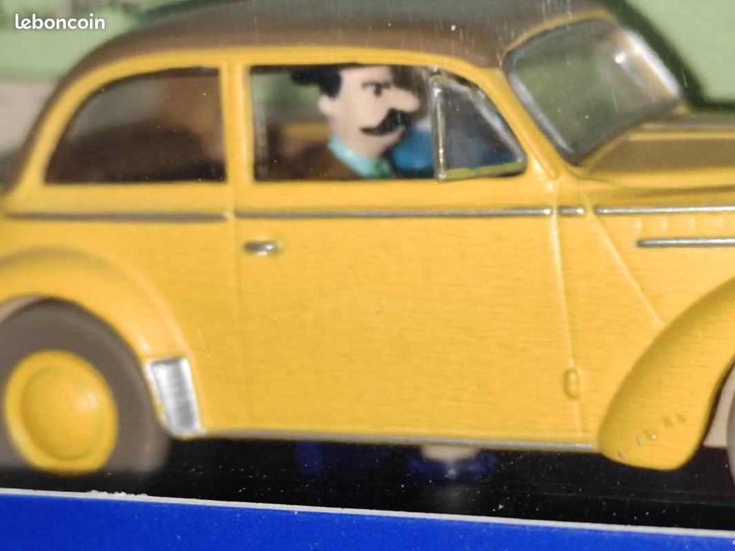 Opel Olympia Tintin Hachette - Les Voitures De Tintin - Échelle 1/24 - Jaune