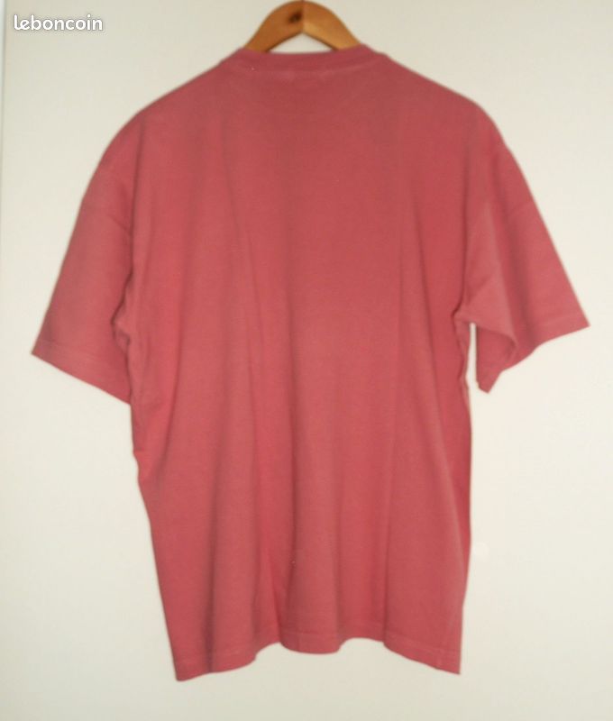 T shirt rose saumon. Celio. Coton. Taille l / 42 / 44 (image 4)