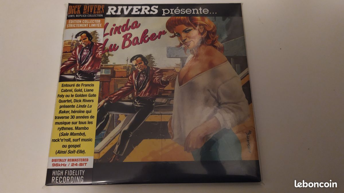 Dick rivers LINDA LU BAKER cd vinyl replica collection (image 1)