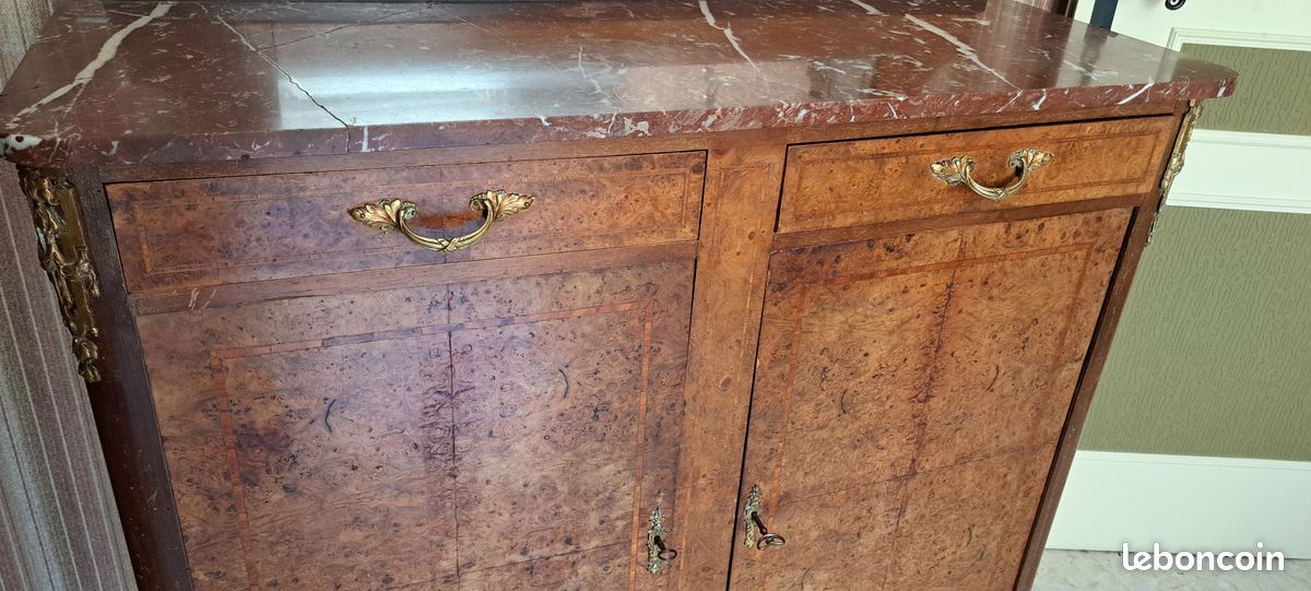 Buffet Art Déco surmonté de son miroir (image 10)