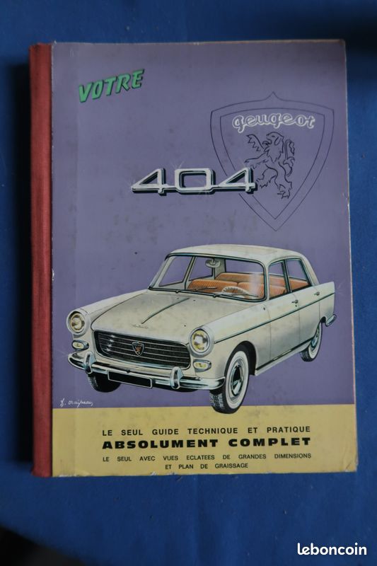PEUGEOT 404 notice d'entretien (image 5)