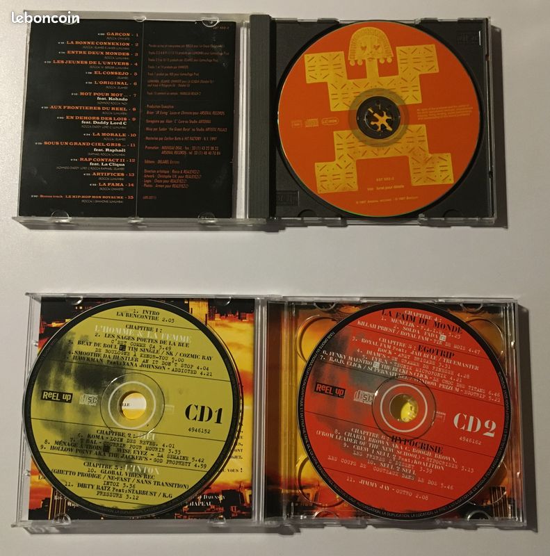 Cd rap francais lot n°4 : akhenaton-le gang show lapin (image 4)