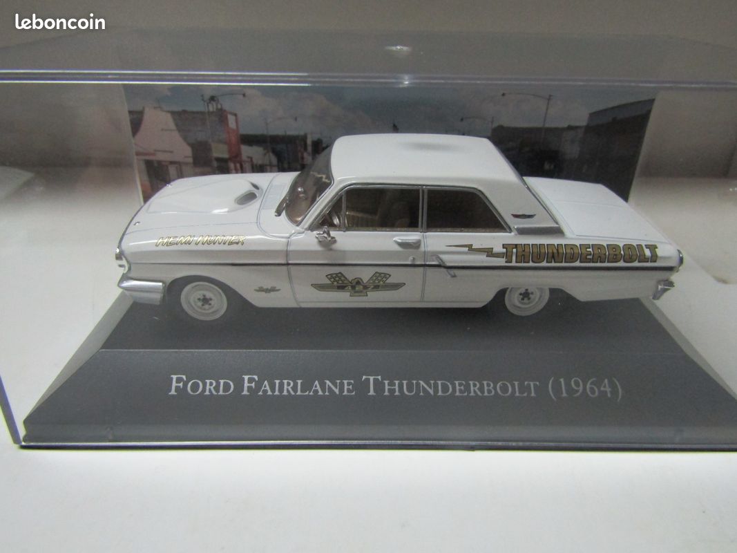 Garage Voiture Modèle Réduit Ford Fairlane LTD V8 1969 - Échelle 1/43 - - Neuf En Boîte Collection Salvat Autos Inolvidables