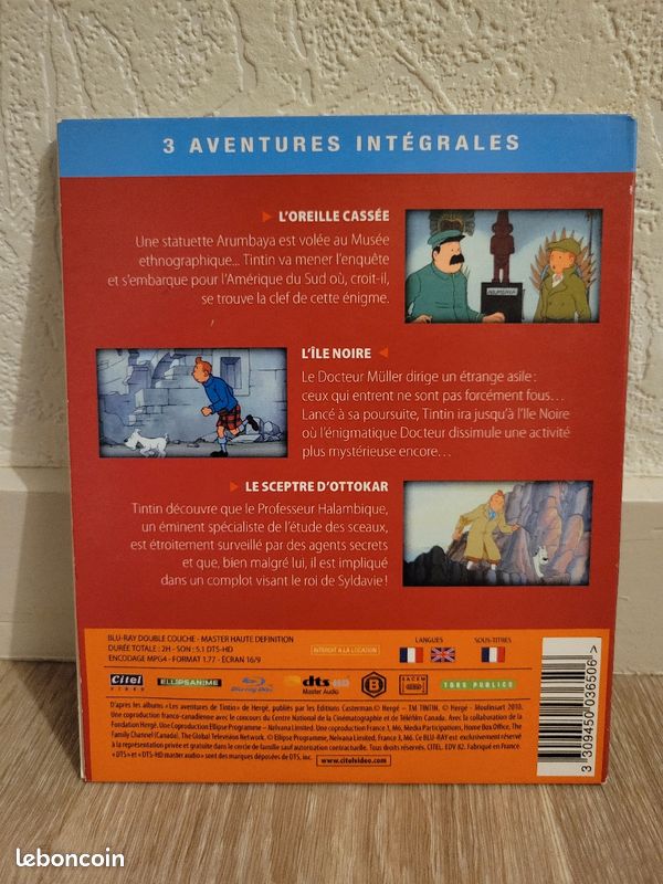 Blu ray Tintin (image 2)