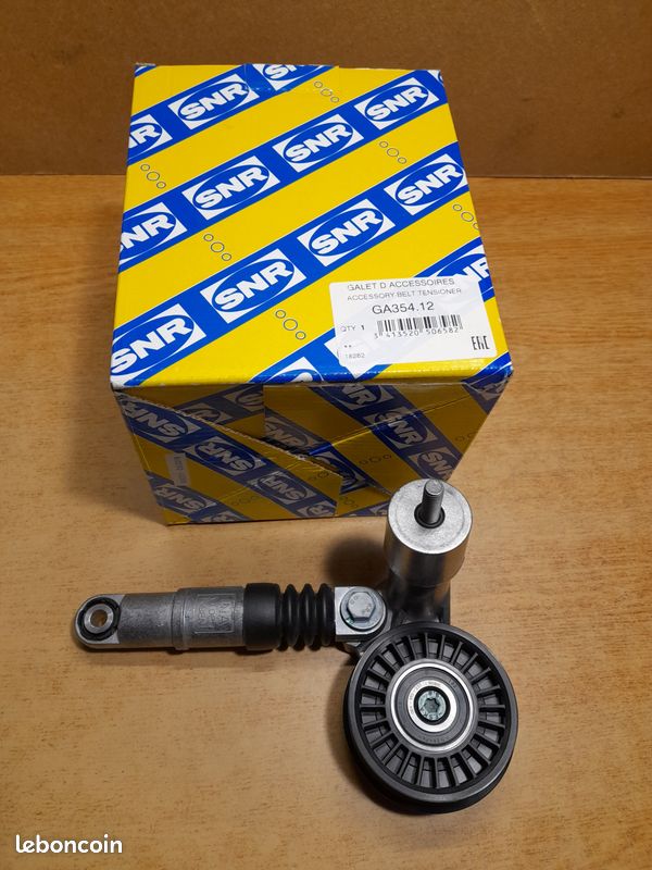 Poulie Tendeur De Courroie D'accessoire SNR GA354.10 Pour VW - Compatible Nombreuses Réf. - Neuf