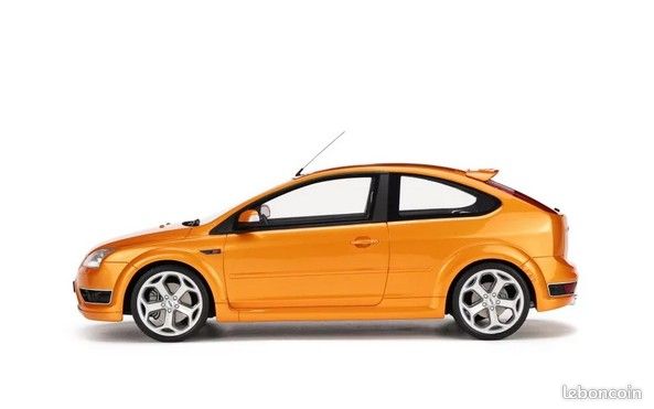 Miniature Ottomobile Ford Focus ST 2.5 Electric Orange 2006 - Echelle 1/18 NEUVE