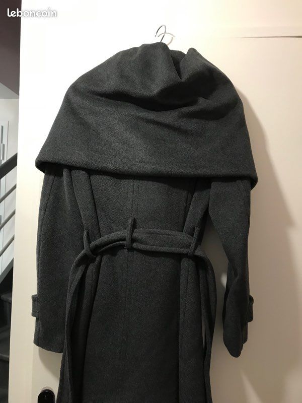 Manteau gris Zara (image 3)