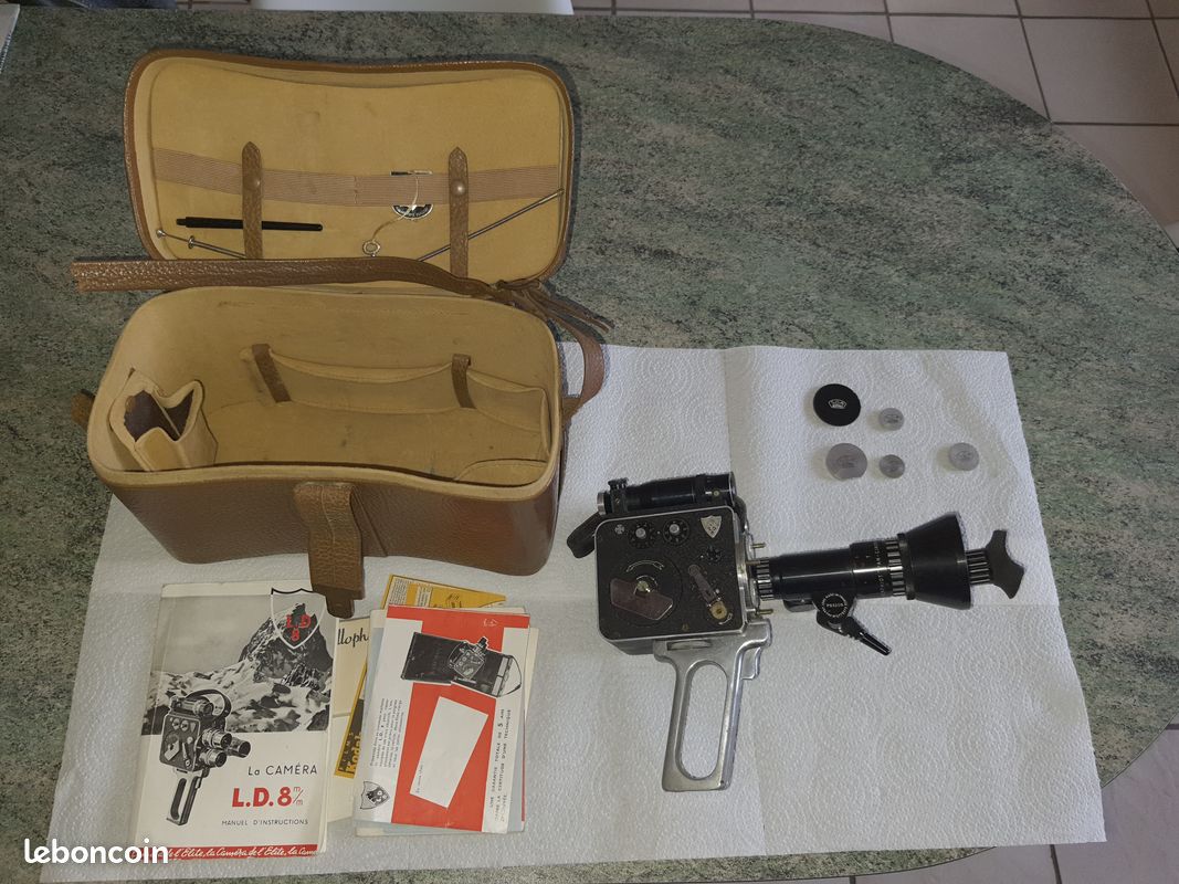 Caméra 8 Mm P.Leveque LD8 Modèle 1123/3 – Collector 1955/60 N°9027