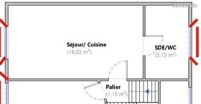 Appartement 2 pièces 25 m² · à Quincy-Voisins · 25 m² · 600 €/mois