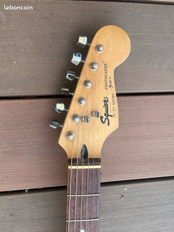 Guitare électrique Squier Stratocaster by Fender 1995 vintage Séries CN korea (image 5)