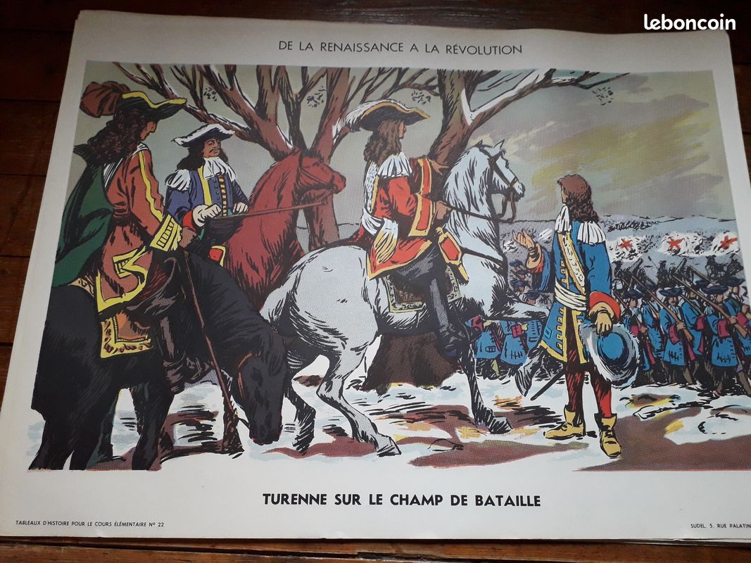 Ancienne affiche scolaire histoire Sudel (image 1)