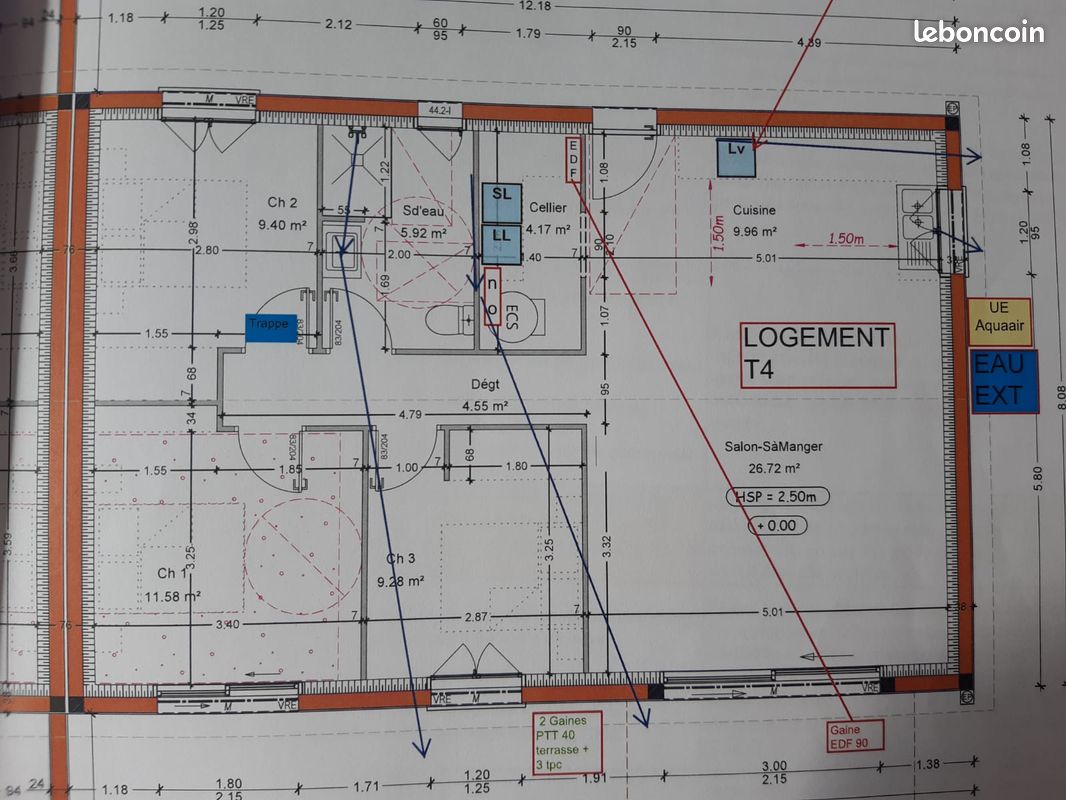 T4 à louer - Saint-Sever 40500 (image principale 0)