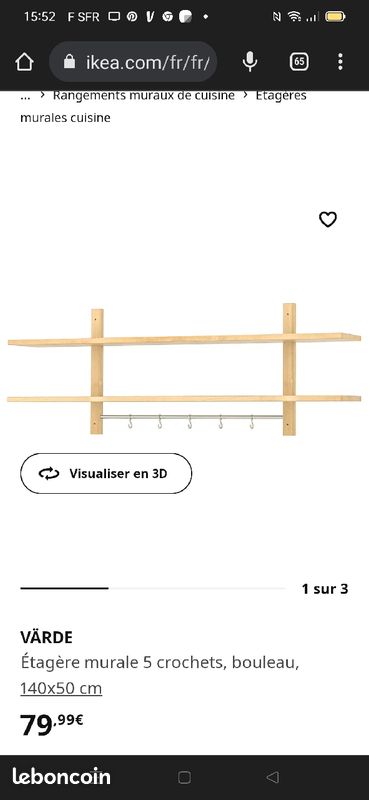 Double étagère Ikea (image 5)