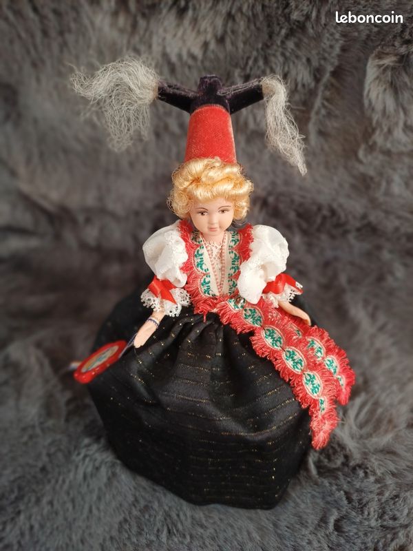 Ensemble Col Et Manchon Hermine Pour Poupée Ancienne Jumeau Steiner - Fin XIXème - Pour Bébé 60cm