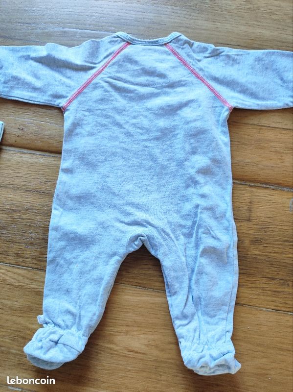 Lot de 2 pyjamas en jersey bébé garçon 1 mois (image 4)