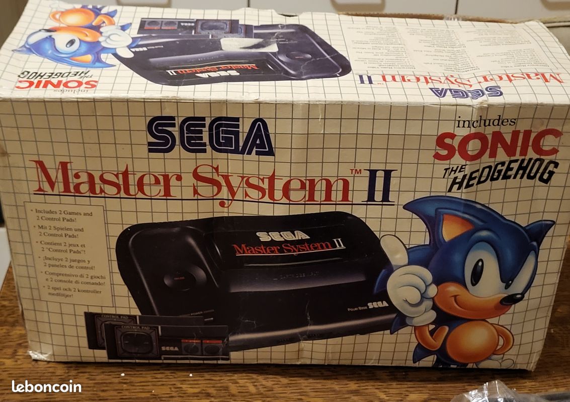 Sonic The Hedgehog Original Sega Master System - Jeu En Boîte Bon état, édition 1991