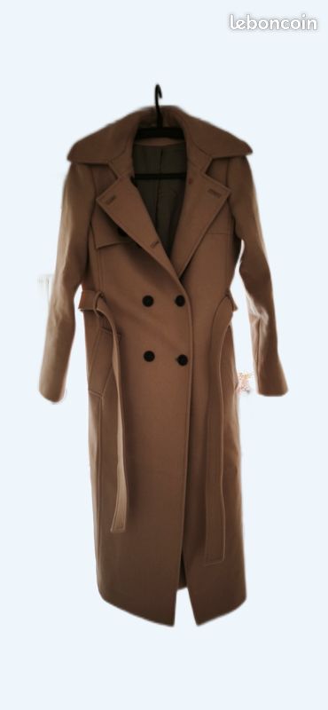 Manteau 100% Laine Fait Main (image 1)