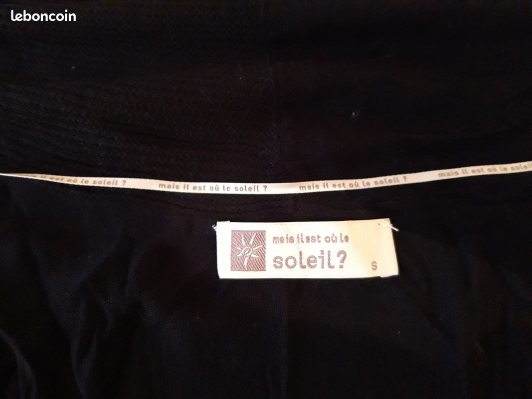 Robe échancrée noir 36 Mais il est où le soleil #vesterie (image 3)