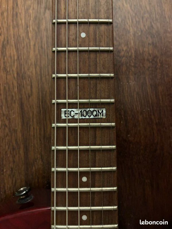 Guitare LTD EC-100QM équipée Gibson – Son puissant rock/blues (image 5)