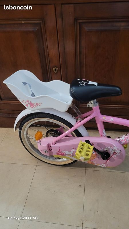 Vélo VTC 20 pouces Decathlon bleu - Vélos