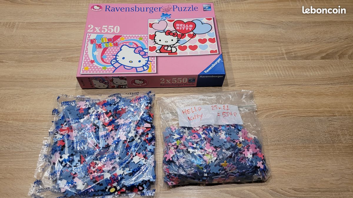 2 Puzzles Hello Kitty (2 x 550 pièces) (image 2)