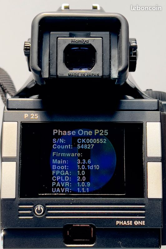 Mamiya Phaseone P25 Mamiya 645 AFD II+ PhaseOne P25 Photo, Audio Vidéo