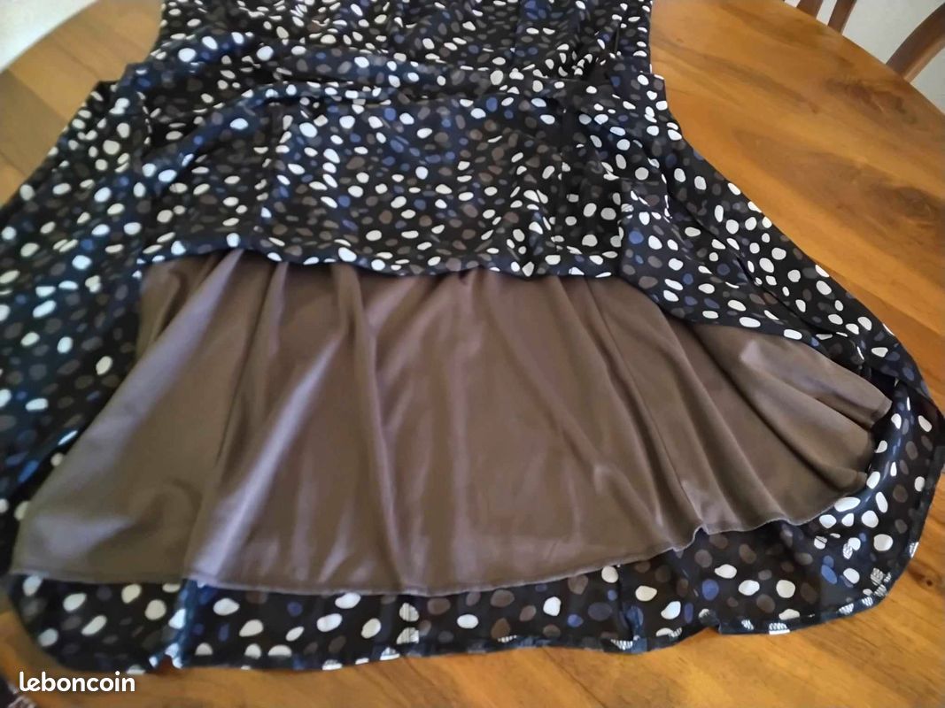 Robe voile doublée (image 4)
