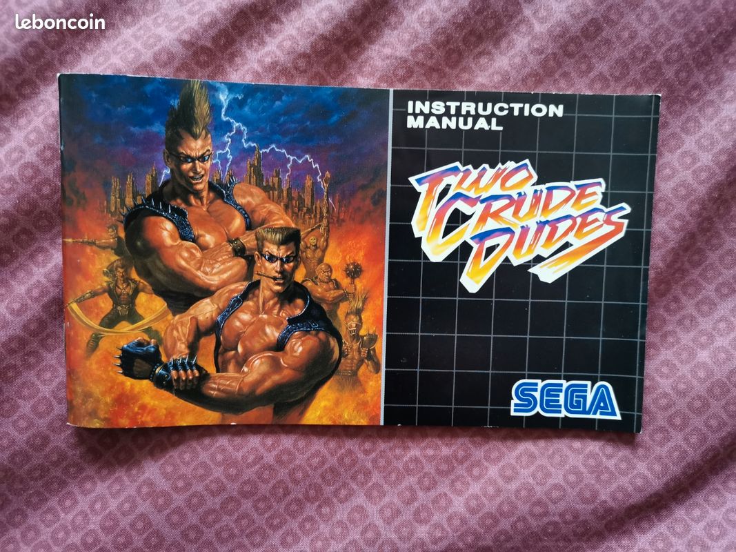 Two Crude Dudes Sur Sega Megadrive / Genesis - Version US Complète CIB - Bon état